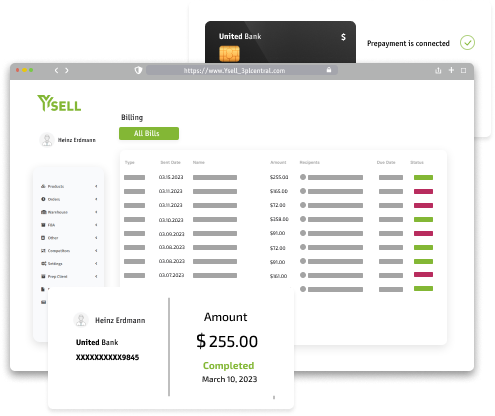 Ysell.pro Billing system